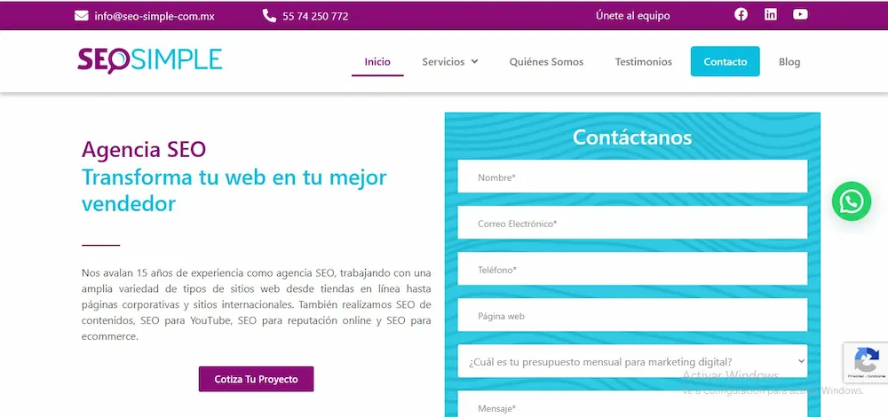 5 mejores agencias Web SEO en México Agencia SEO Simple